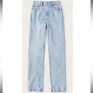 Abercrombie Ultra High Rise Straight Jean